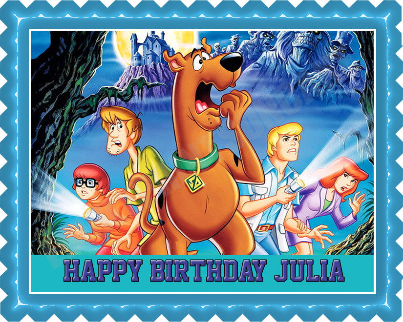 Scooby-Doo (Nr2) - Edible Cake Topper OR Cupcake Topper, Decor