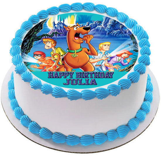 Scooby-Doo (Nr2) - Edible Cake Topper OR Cupcake Topper, Decor
