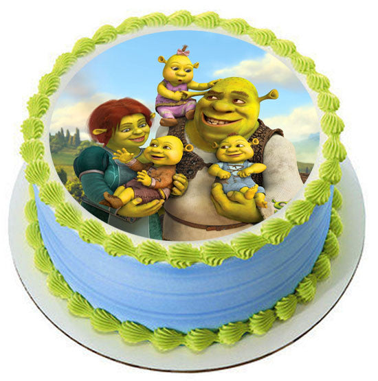 SHREK - Edible Cake Topper OR Cupcake Topper, Decor