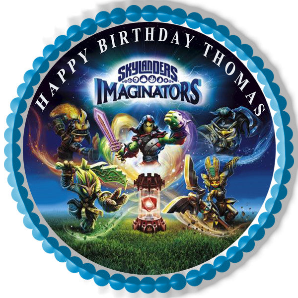 Skylanders Imaginators - Edible Cake Topper OR Cupcake Topper, Decor