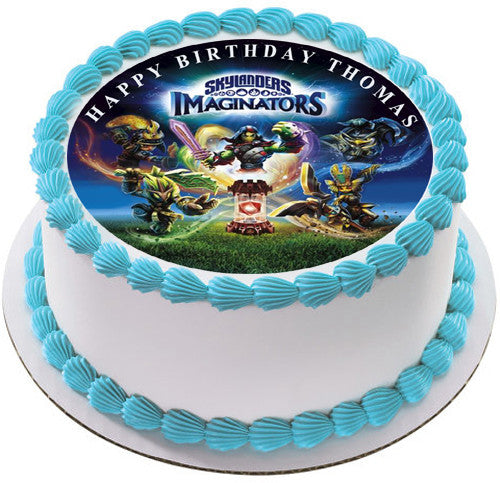 Skylanders Imaginators - Edible Cake Topper OR Cupcake Topper, Decor
