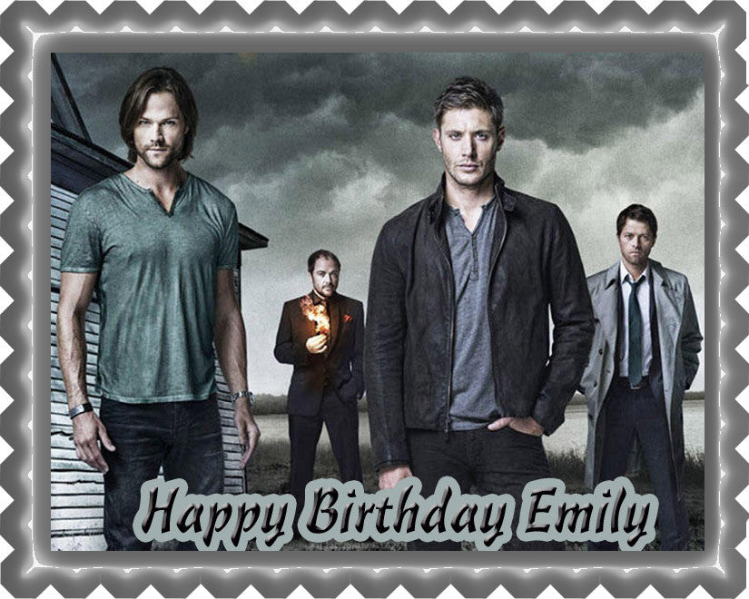 Supernatural - Edible Cake Topper OR Cupcake Topper, Decor