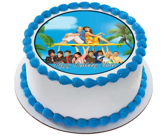 Teen Beach Movie 2 Edible Birthday Cake Topper OR Cupcake Topper, Decor - Edible Prints On Cake (Edible Cake &Cupcake Topper)