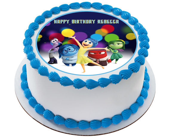 Inside Out Anger 2 Edible Birthday Cake Topper OR Cupcake Topper, Decor - Edible Prints On Cake (Edible Cake &Cupcake Topper)