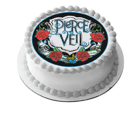 Pierce The Veil - Edible Birthday Cake Topper OR Cupcake Topper, Decor