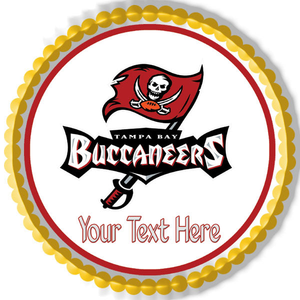 Tampa Bay Buccaneers - Edible Cake Topper OR Cupcake Topper, Decor