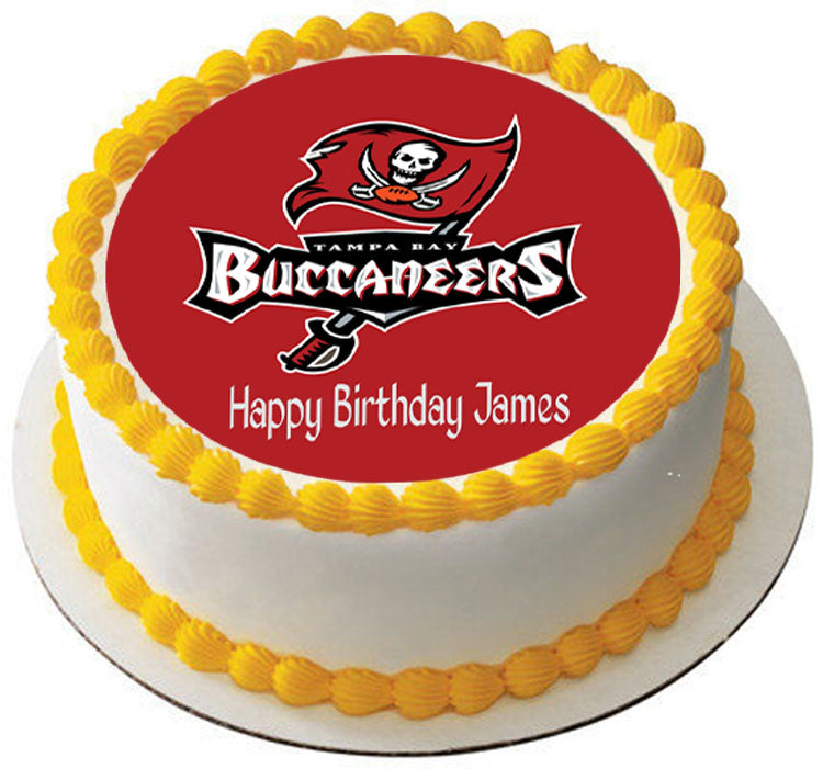Tampa Bay Buccaneers (Nr2) - Edible Cake Topper OR Cupcake Topper, Decor