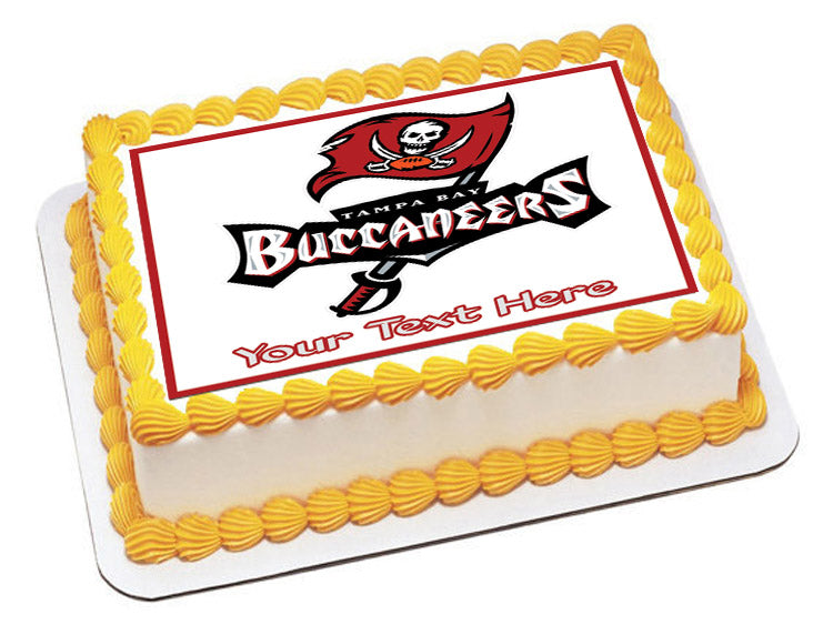 Tampa Bay Buccaneers - Edible Cake Topper OR Cupcake Topper, Decor