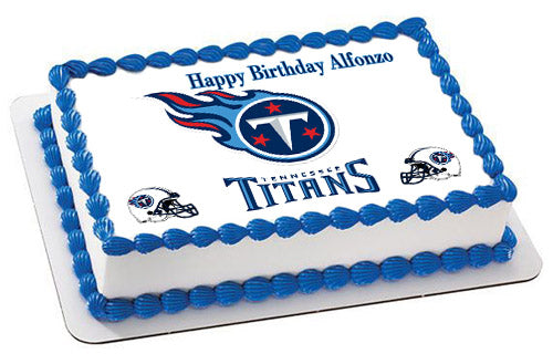 Tennessee Titans - Edible Cake Topper OR Cupcake Topper, Decor