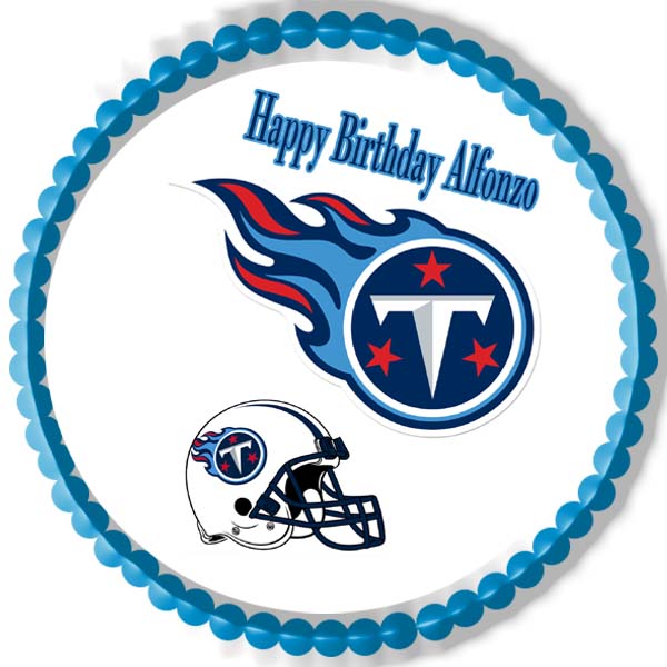 Tennessee Titans - Edible Cake Topper OR Cupcake Topper, Decor