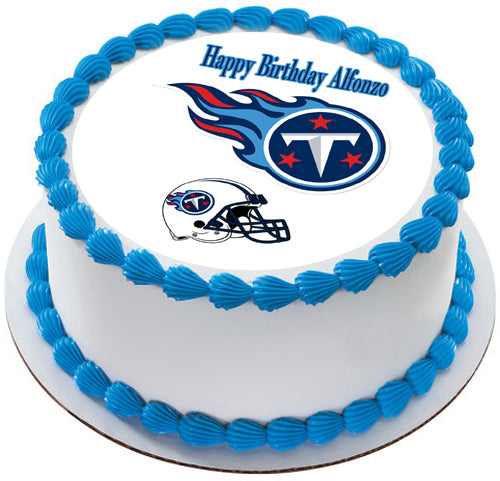 Tennessee Titans - Edible Cake Topper OR Cupcake Topper, Decor