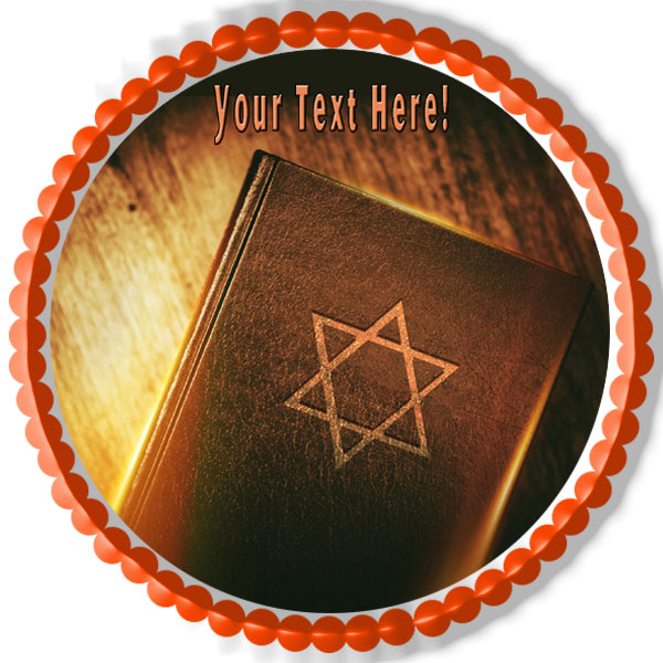 The Book of Judaism - Edible Cake Topper, Cupcake Toppers, Strips