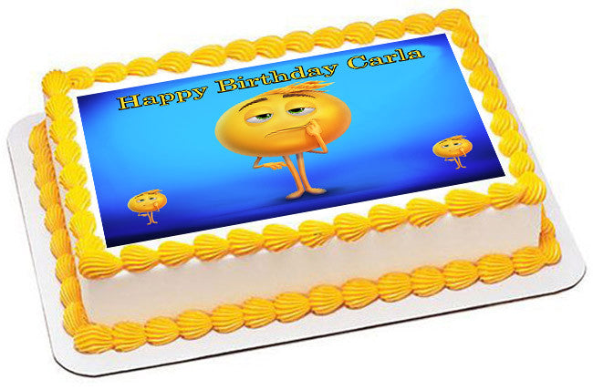 The Emoji Movie - Edible Cake Topper OR Cupcake Topper, Decor