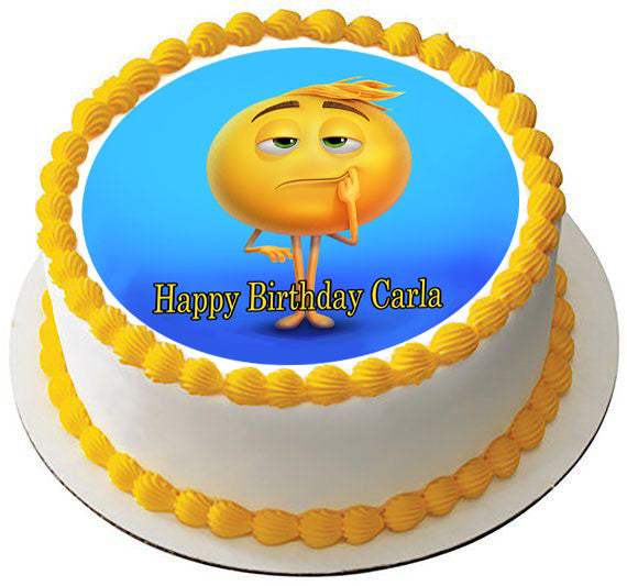 The Emoji Movie - Edible Cake Topper OR Cupcake Topper, Decor