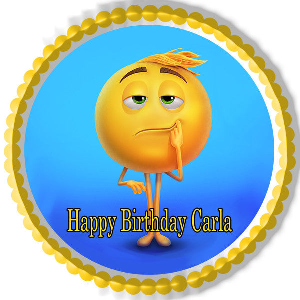 The Emoji Movie - Edible Cake Topper OR Cupcake Topper, Decor