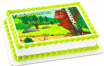 The Gruffalo Edible Birthday Cake Topper OR Cupcake Topper, Decor - Edible Prints On Cake (Edible Cake &Cupcake Topper)