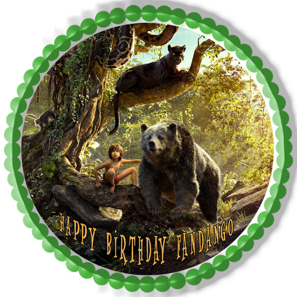 The Jungle Book Movie 1 Edible Birthday Cake Topper OR Cupcake Topper, Decor - Edible Prints On Cake (Edible Cake &Cupcake Topper)