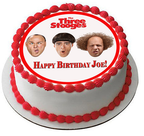 The Three Stooges (Nr1) - Edible Cake Topper OR Cupcake Topper, Decor