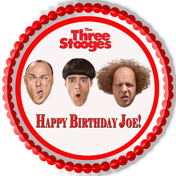 The Three Stooges (Nr1) - Edible Cake Topper OR Cupcake Topper, Decor
