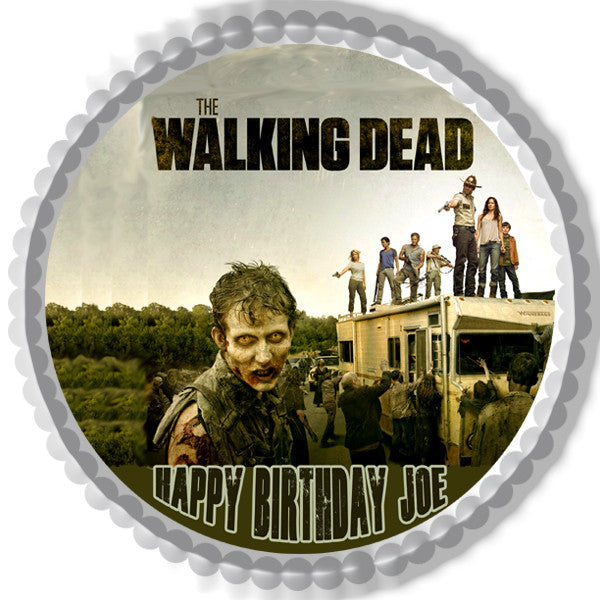The Walking Dead (Nr3) - Edible Cake Topper OR Cupcake Topper, Decor