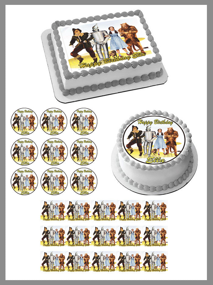 The Wizard of Oz - Edible Cake Topper OR Cupcake Topper, Decor