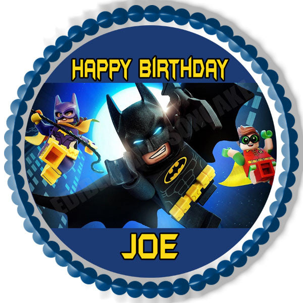 The lego batman movie (Nr2) - Edible Cake Topper OR Cupcake Topper