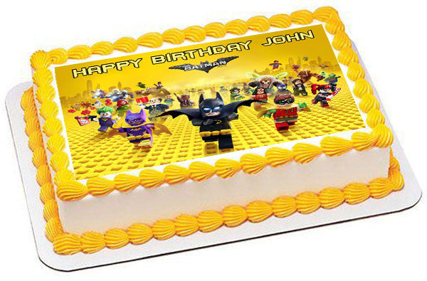 The lego batman movie - Edible Cake Topper OR Cupcake Topper