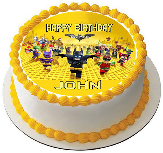 The lego batman movie - Edible Cake Topper OR Cupcake Topper