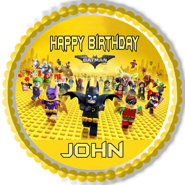 The lego batman movie - Edible Cake Topper OR Cupcake Topper