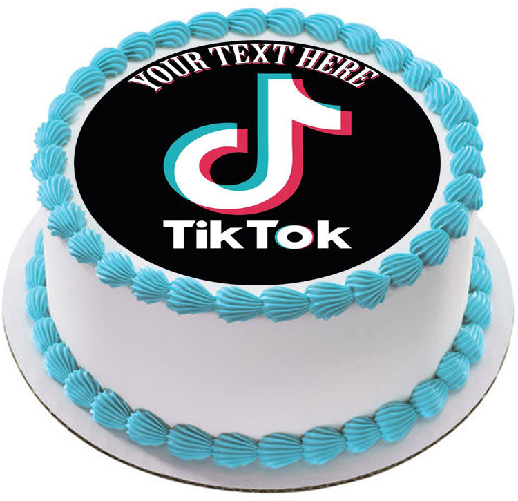 Tic Toc - Edible Cake Topper, Cupcake Toppers, Strips
