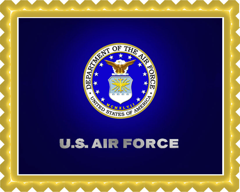 US Air Force - Edible Cake Topper OR Cupcake Topper, Decor