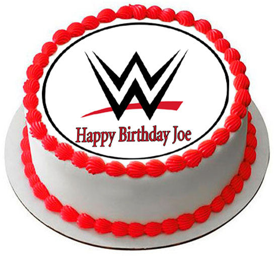 WWE Edible Birthday Cake Topper OR Cupcake Topper, Decor