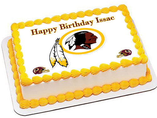 Washington Redskins - Edible Cake Topper OR Cupcake Topper, Decor