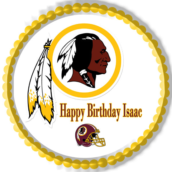 Washington Redskins - Edible Cake Topper OR Cupcake Topper, Decor