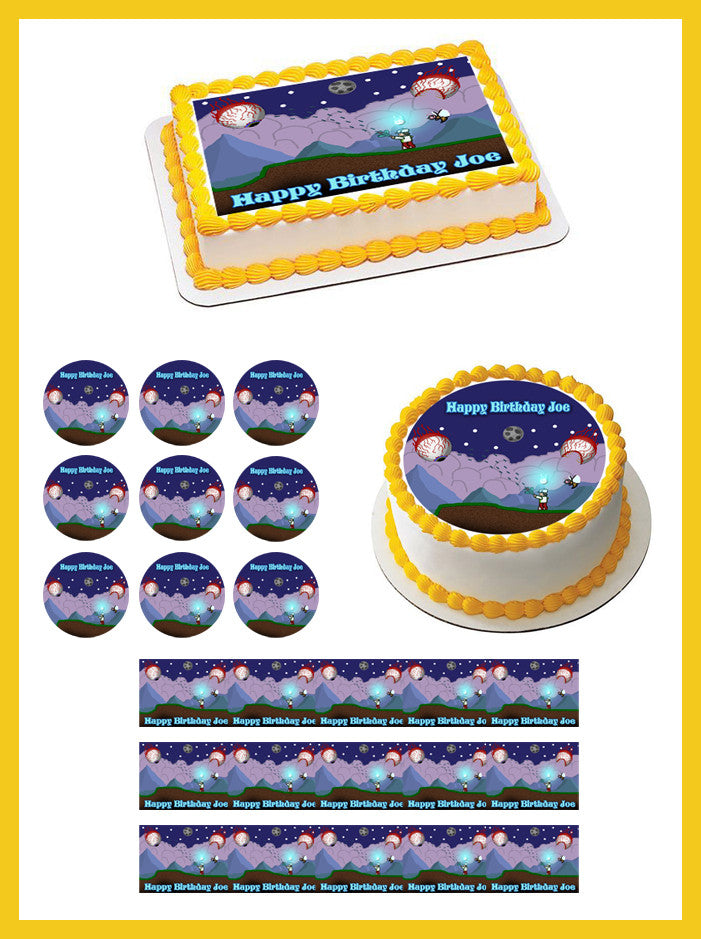 Terraria (Nr3) - Edible Cake Topper OR Cupcake Topper, Decor