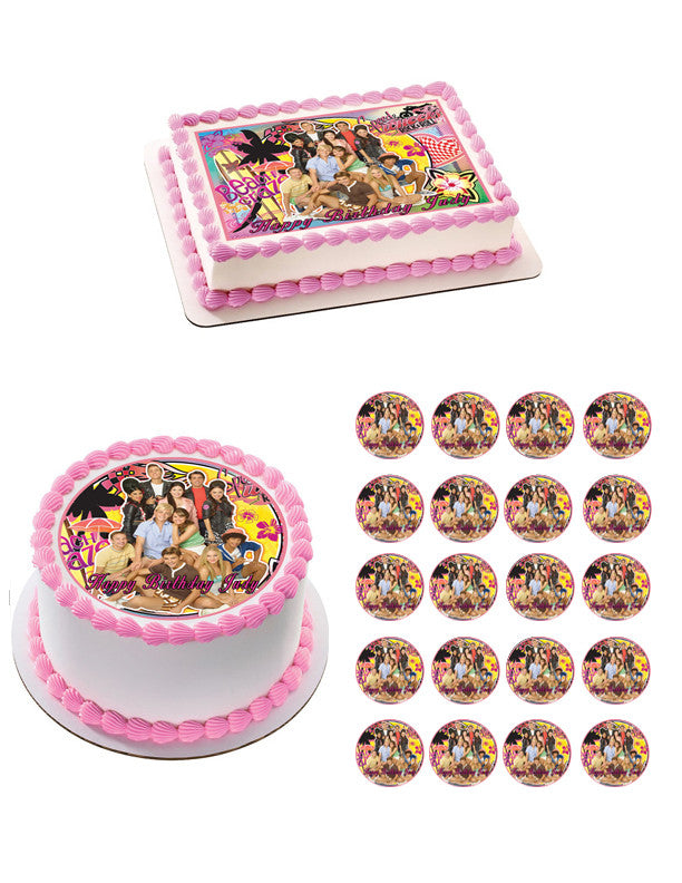 TEEN BEACH MOVIE Edible Birthday Cake Topper OR Cupcake Topper, Decor - Edible Prints On Cake (Edible Cake &Cupcake Topper)