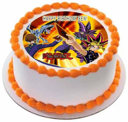 YU GI OH - Edible Cake Topper OR Cupcake Topper, Decor