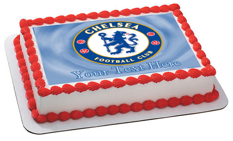 Chelsea Football Club - Edible Cake Topper, Cupcake Toppers, Strips