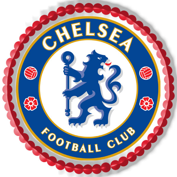 Chelsea Football Club - Edible Cake Topper, Cupcake Toppers, Strips