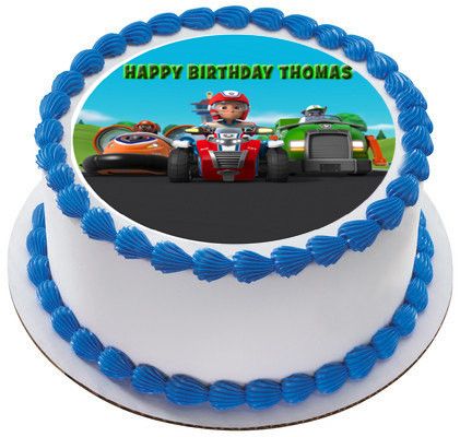 Paw Patrol Wiki Edible Birthday Cake Topper OR Cupcake Topper, Decor - Edible Prints On Cake (Edible Cake &Cupcake Topper)