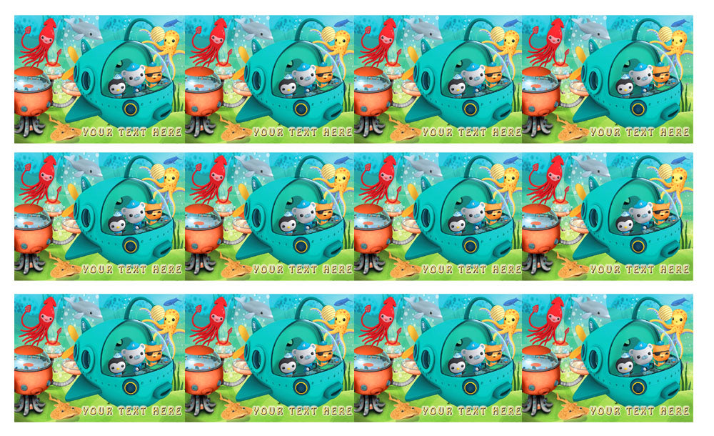OCTONAUTS (Nr2) - Edible Cake Topper OR Cupcake Topper, Decor