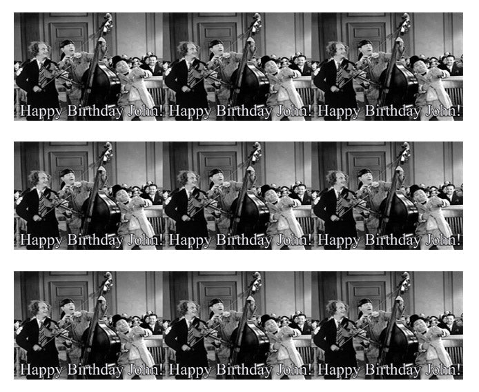 The Three Stooges (Nr2) - Edible Cake Topper OR Cupcake Topper, Decor