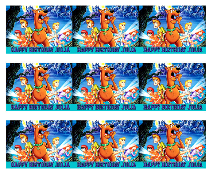 Scooby-Doo (Nr2) - Edible Cake Topper OR Cupcake Topper, Decor