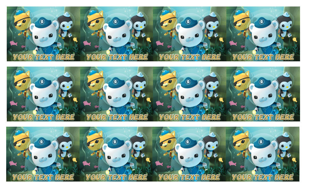 OCTONAUTS - Edible Cake Topper OR Cupcake Topper, Decor