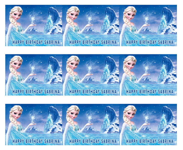 FROZEN (Nr1) - Edible Cake Topper OR Cupcake Topper, Decor