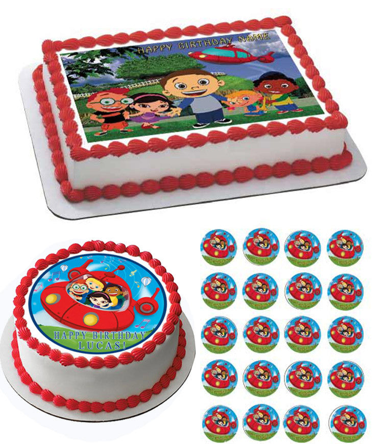 Little Einstein - Edible Cake Topper OR Cupcake Topper, Decor