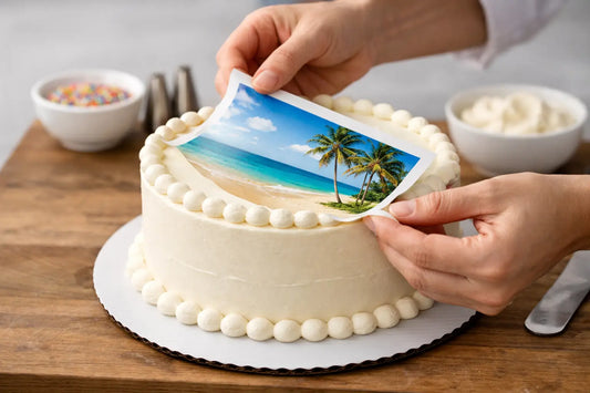 How to Put Edible Image on Cake Right