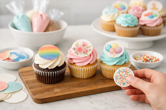 How to Use Edible Cupcake Circles at Home