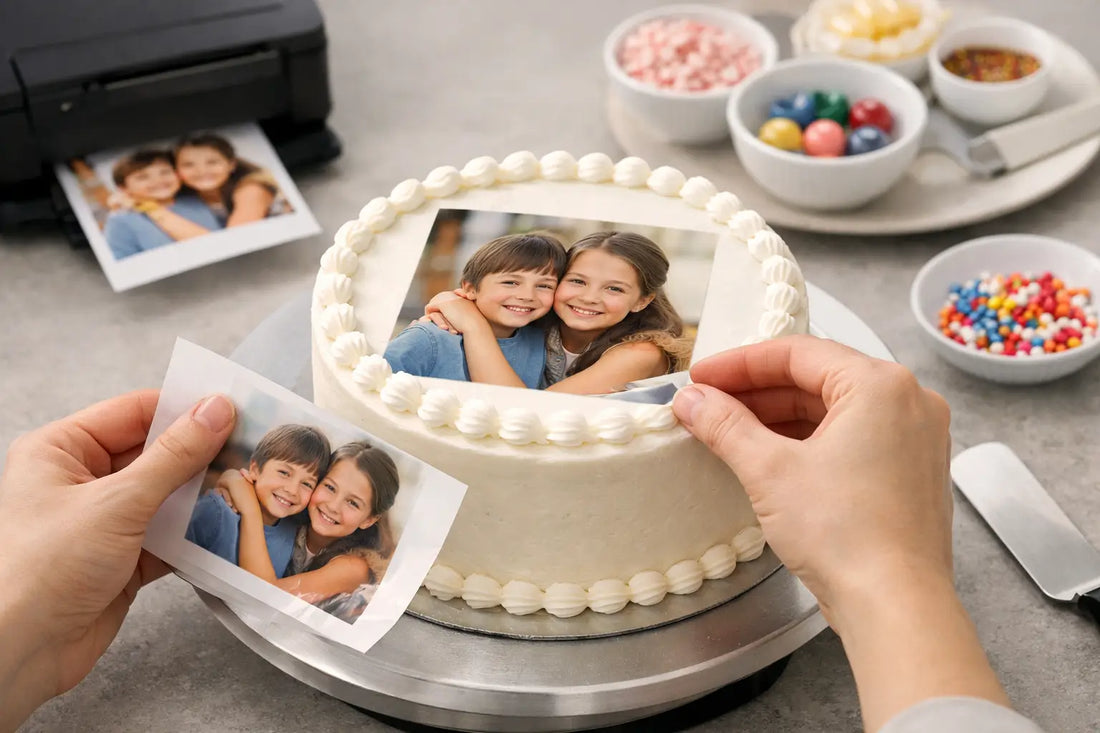 How to Add Photos to Cakes at Home