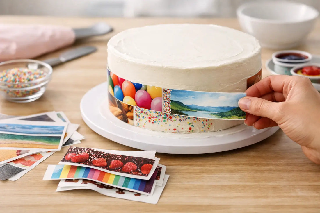 Edible Cake Image Strips Made Easy